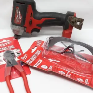 Milwaukee Impact Driver Pliers Safety Glasses lot