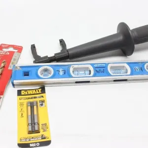 Tool Lot Drill Bits, Level, Driver Bits & Puller