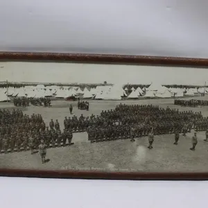 WW1 Photo 217th Overseas Battalion Camp Hughes