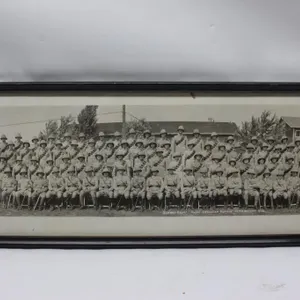 Framed Panoramic Photo, Royal Canadian Signals,
