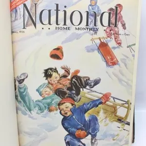 1936 National Home Monthly Magazine Large Book