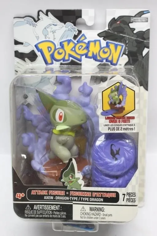 Pokemon Axew Attack Figure Set