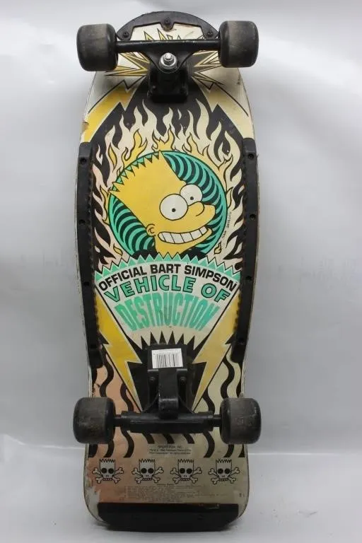 Official Bart Simpson Vehicle Skateboard