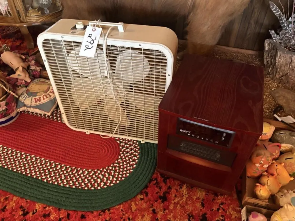 Box Fan & Heater