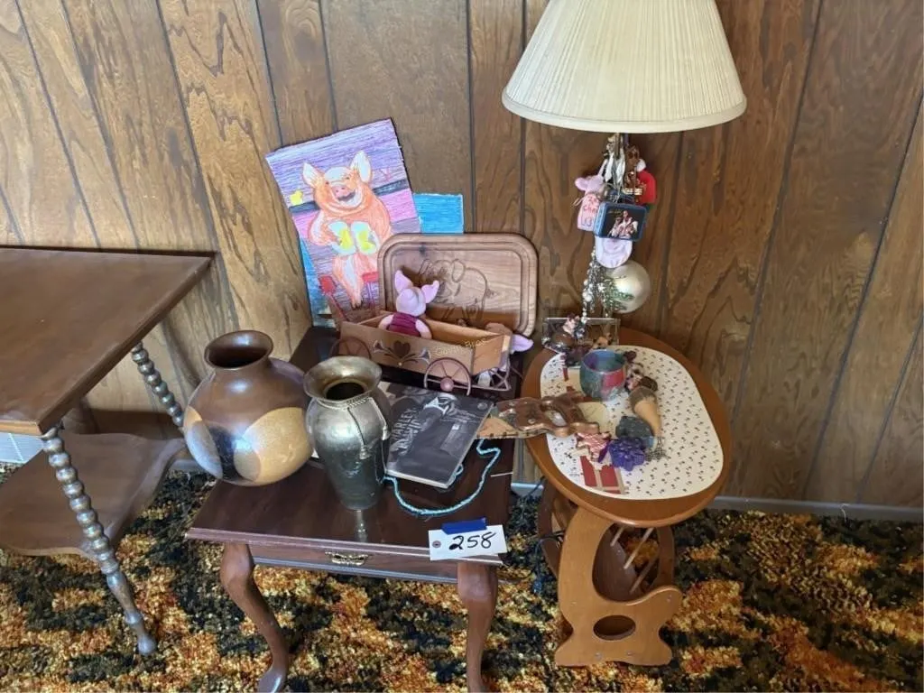 Wood Stand, Magazine Rack, Vases