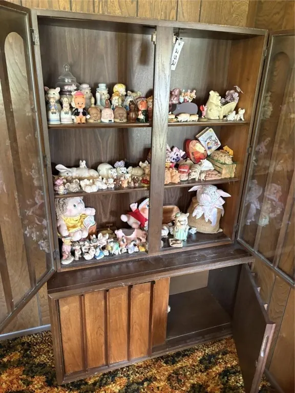 Display Case & Contents