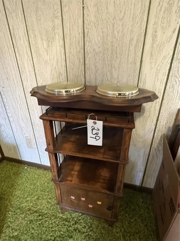 Barometer/Clock & Stand