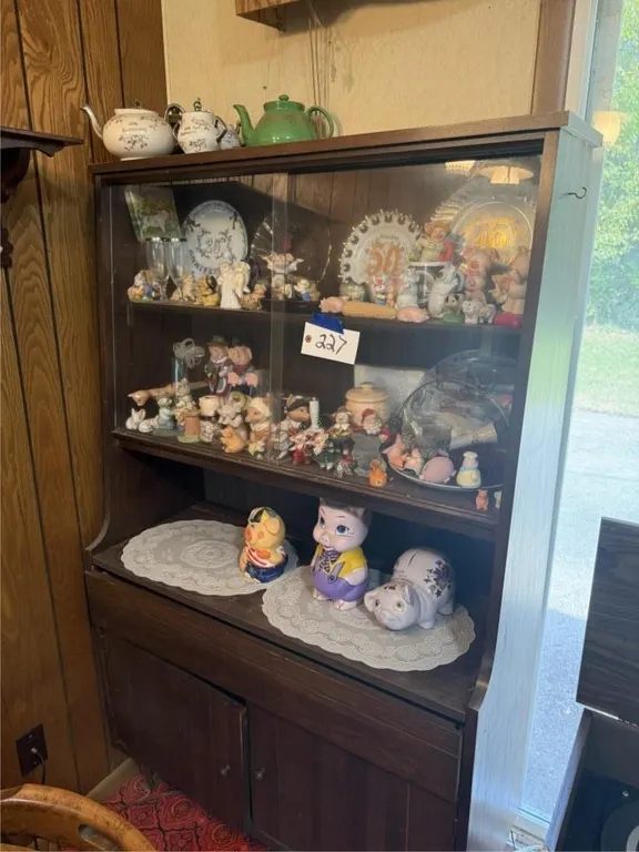 Display Case & Contents