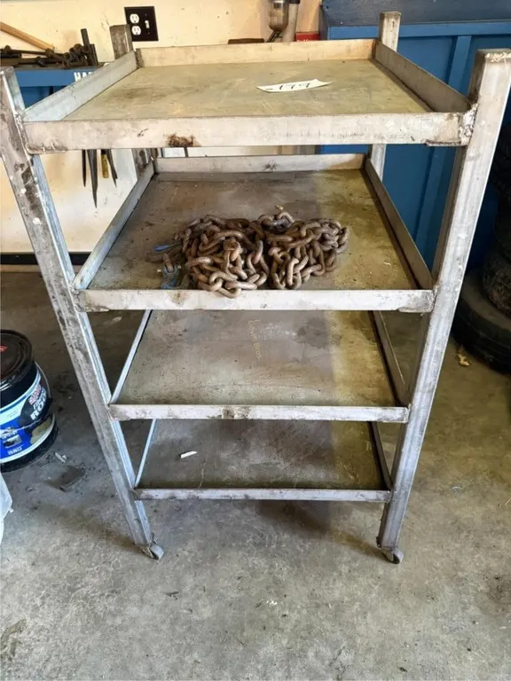 Metal Cart on Casters