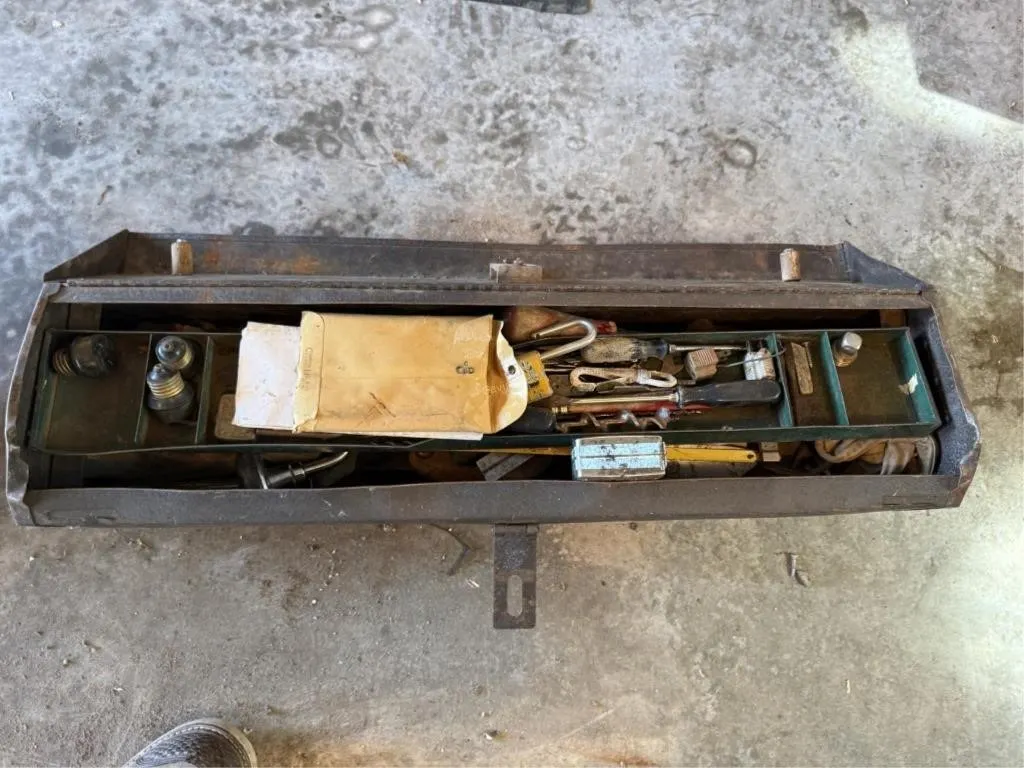 Toolbox w/misc contents. Tools etc