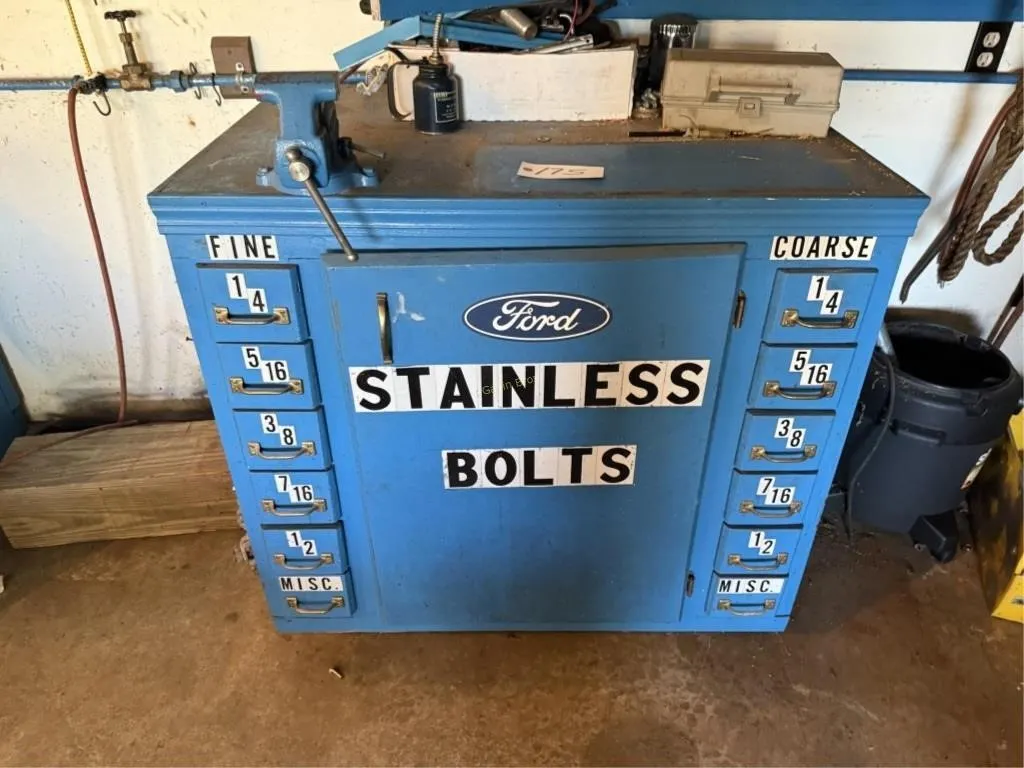Contents of Corner. Hardware, Parts etc