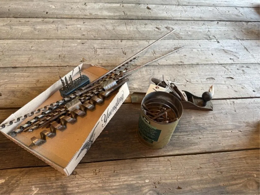 Large Drill Bits, Plane etc