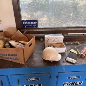 Painting Supplies, Hard Hat, etc