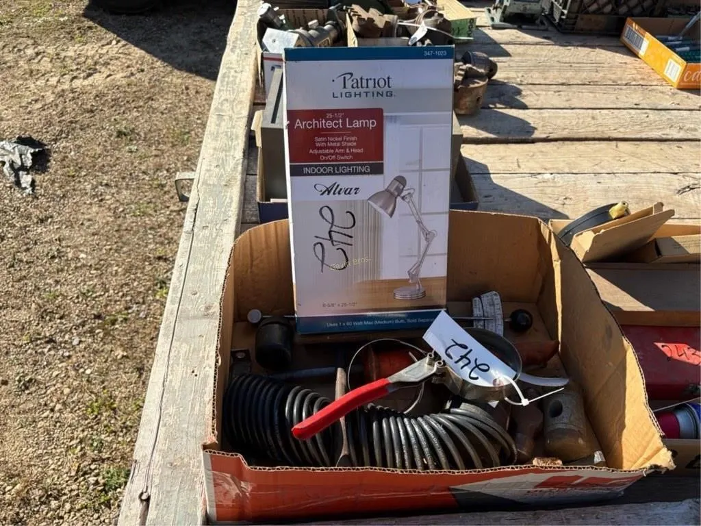 Desk Light, Oil Filter Wrenches, Body Puller etc