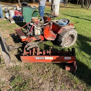 Case 222 Garden Tractor w/attachments.