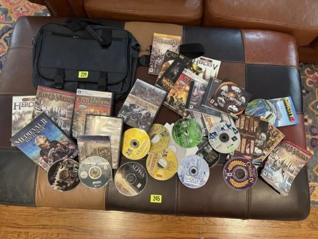 Computer bag of PC/DVD video games