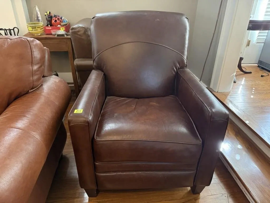 Brown arm chair