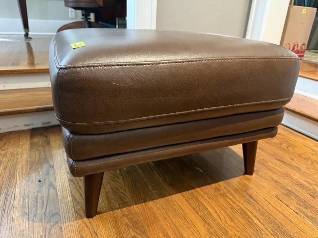 Brown ottoman