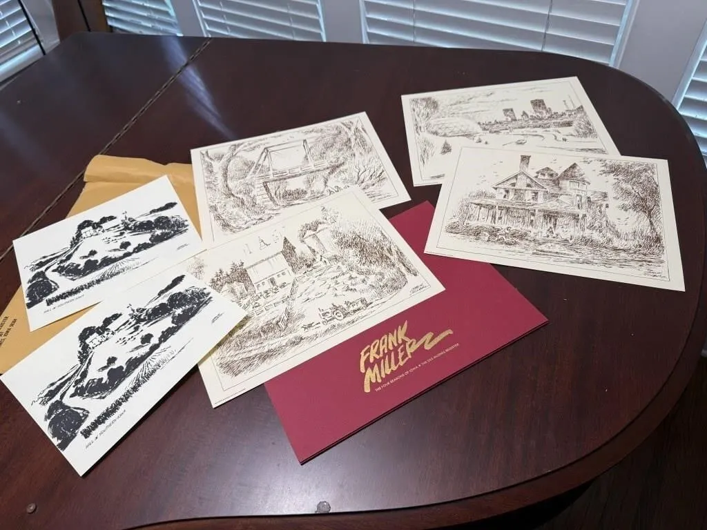 Cartoonist Frank Miller art prints