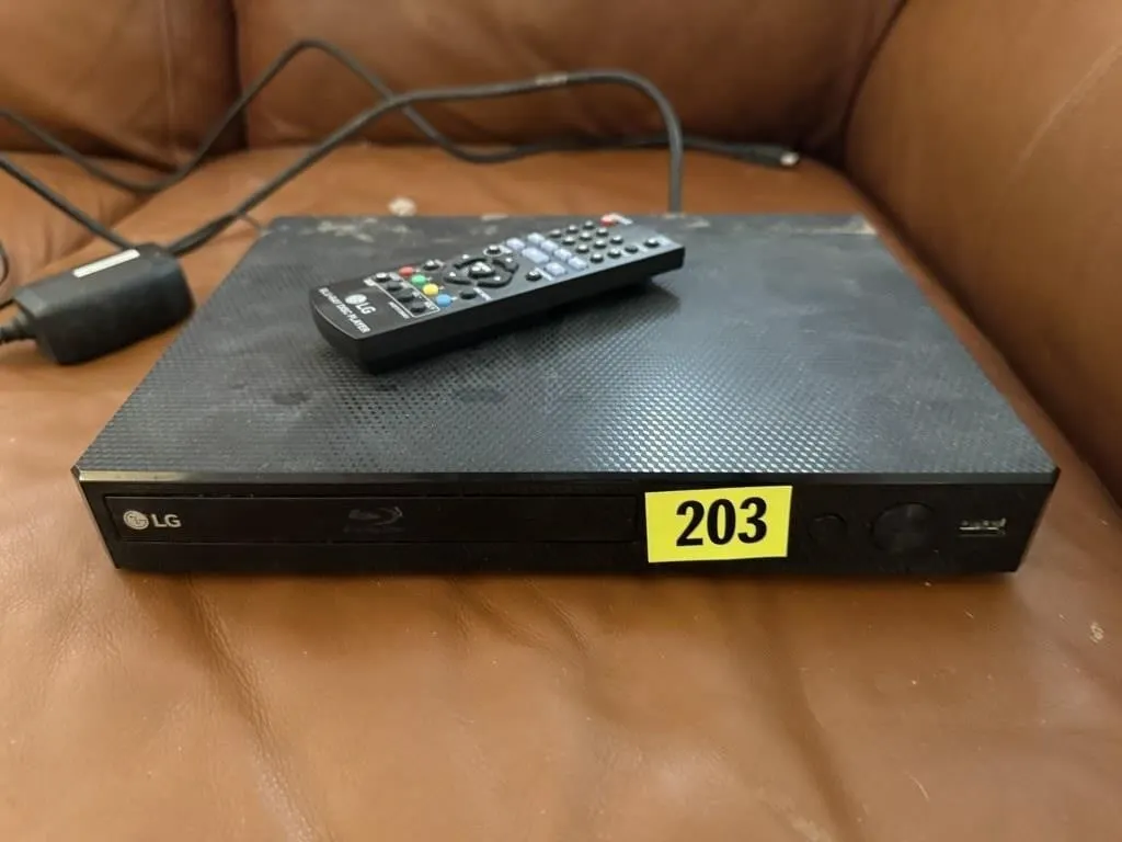 LG DVD player, remote control