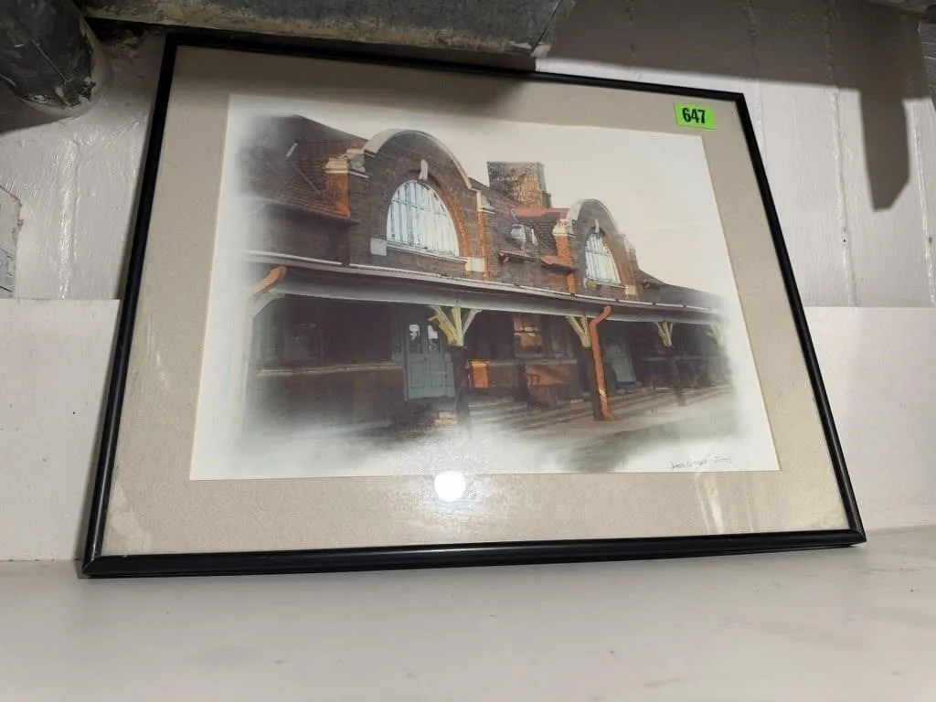 Ames Train Depot artwork