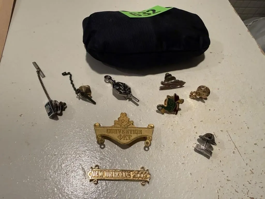 Coin purse, lapel pins, pendant