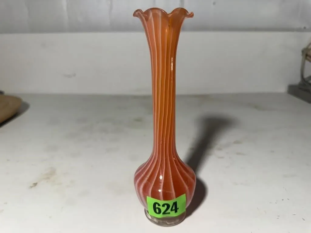 Blown glass vase