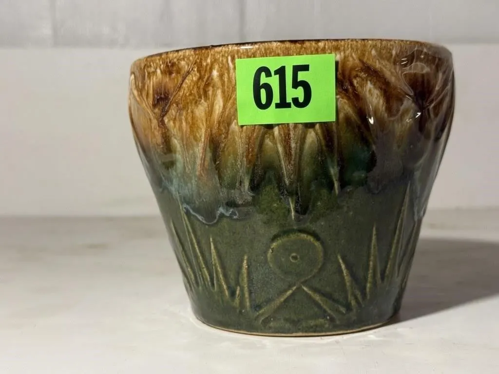 Vintage pottery flower pot