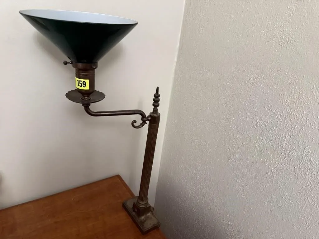 Antique clamp desk lamp