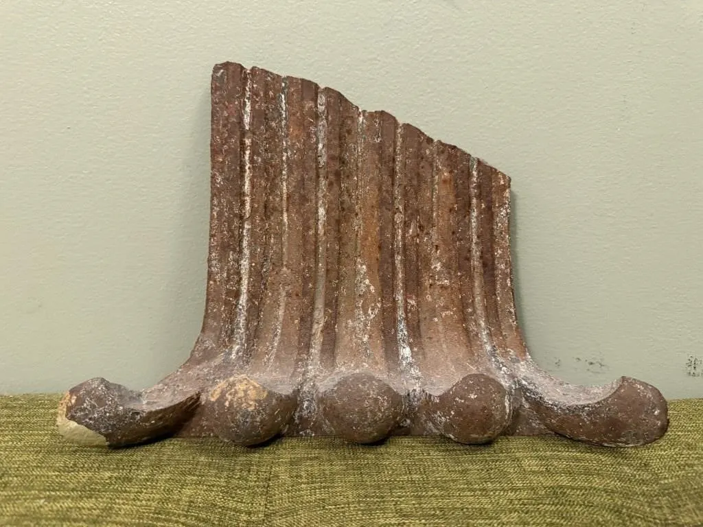 Iron architectural salvage piece