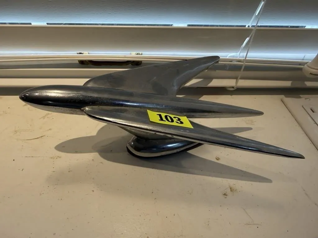 1950's Willy's Aero Eagle hood ornament