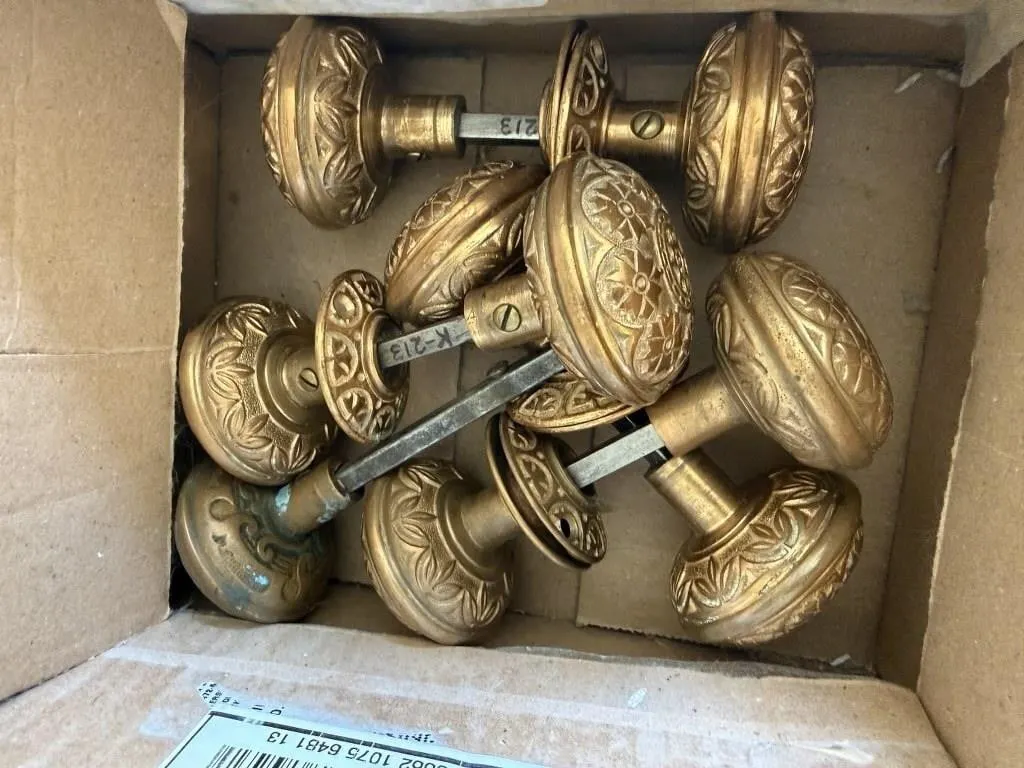 Antique door knobs