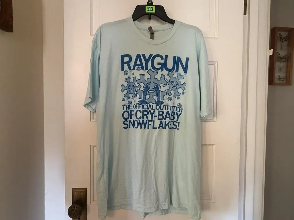 Raygun snowflake t-shirt