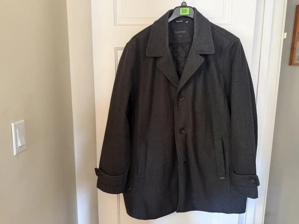 Calvin Klein lined coat