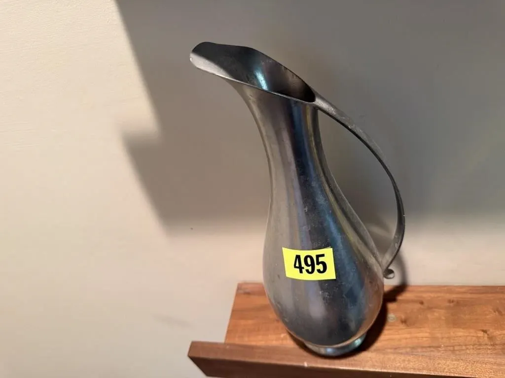 Vintage pewter pitcher