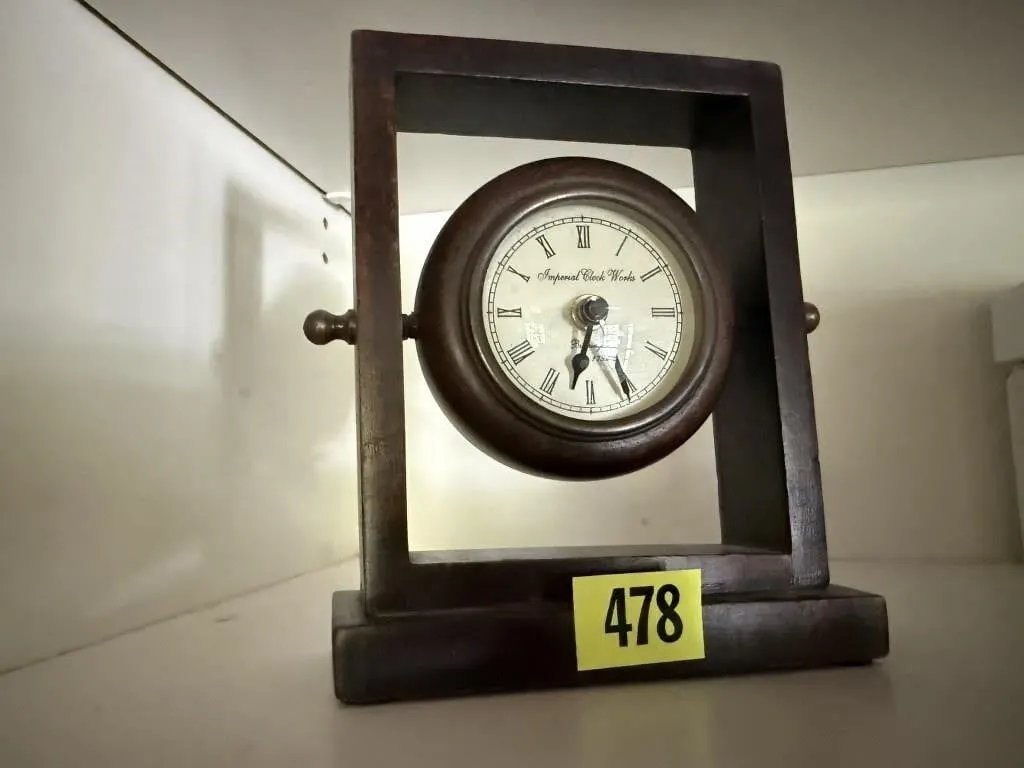 Imperial Clock Works battery operated clock
