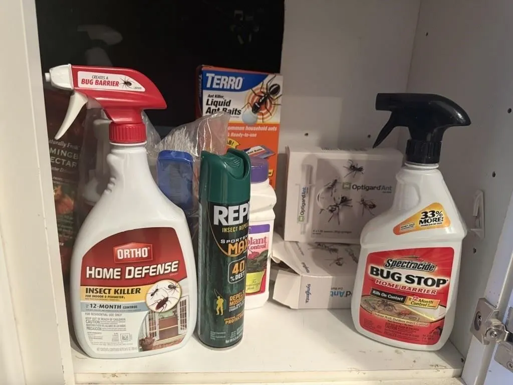 Consumables, insect repellants, ant bait