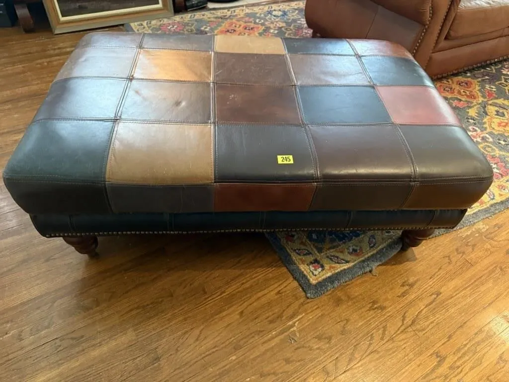 Patchwork ottoman