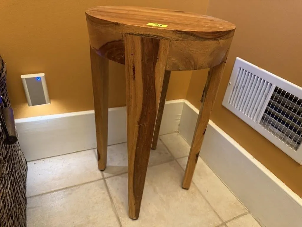 Round side table