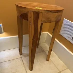 Round side table