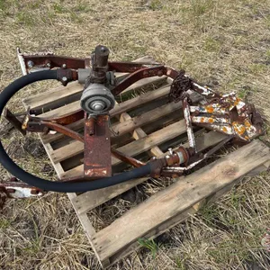 NH3 tank hitch with mounted John Blue NH3 system
