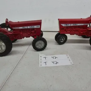 Tru-Scale 891 and 890 Die-Cast Toy Tractors