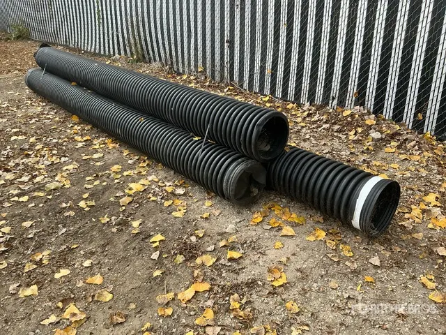 Quantity of (3) Corrugated Drainage Pipe
