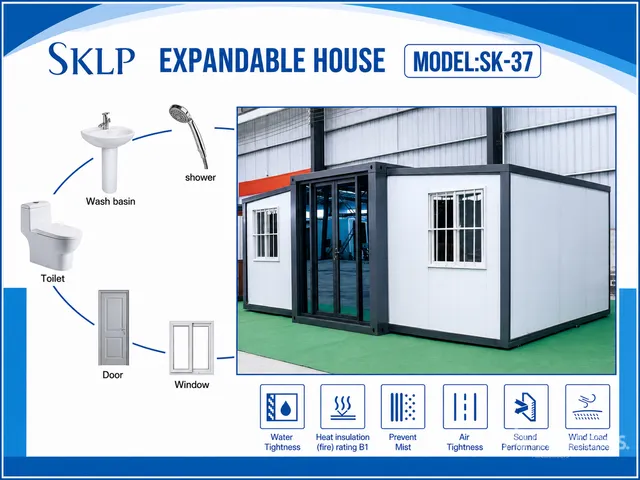 2026 SKLP SKH20 5.9 m x 6.2 m Portable Expandable Storage Building (Unused)