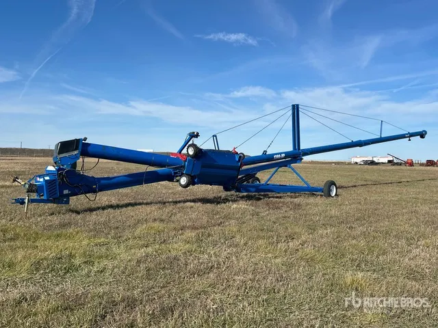 2015 Brandt 1390 HP 13 in x 90 ft Swing Grain Auger