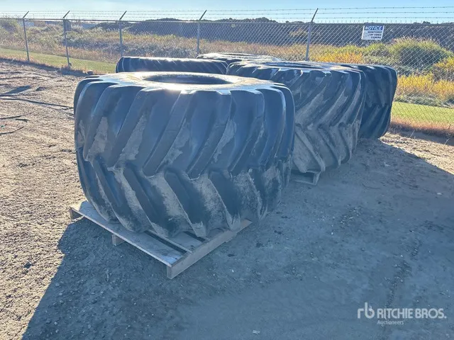 Quantity of (5) 66/43.00x25 Tires