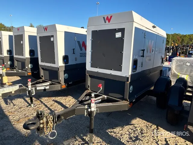 2023 Wacker Neuson G70 58 kW Mobile Generator Set (Unused)
