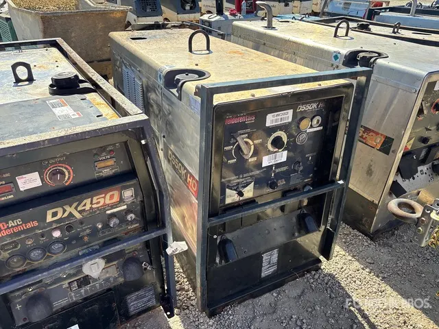 2012 Red-D-Arc D550K 500 A Skid-Mounted Multi-Process Engine Driven Welder