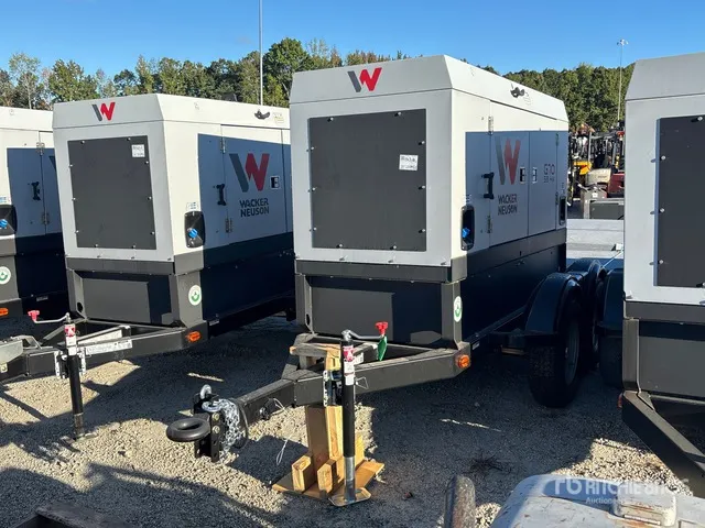 2023 Wacker Neuson G70 58 kW Mobile Generator Set (Unused)