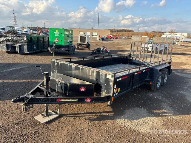 2020 Miska 15 ft T/A Utility Trailer